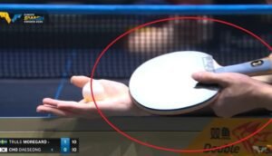 Cho Daeseong using DHS Hurricane Long against Truls Moregard