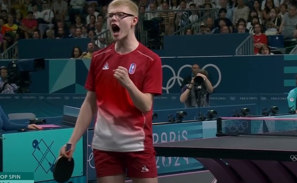 Felix Lebrun is the Youngest table tennis player to win an Olympic gold medal