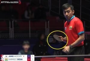 Harmeet Desai using Mizutani Jun ZLC against Jan Woojin