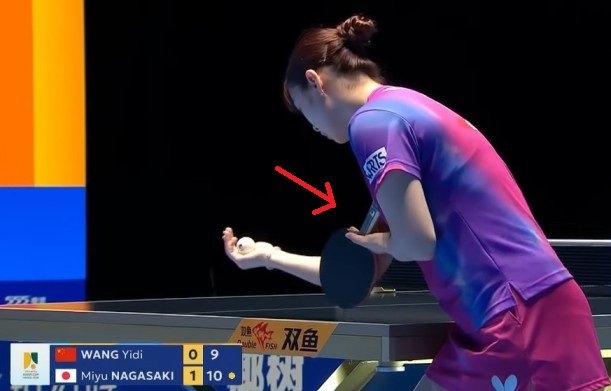 Miyu Nagasaki using Harimoto Innerforce Super ALC against Wang Yidi