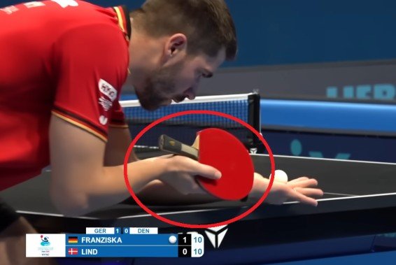 Patrick Franziska using Franziska Innerforce ZLC against Anders Lind