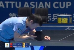 Sun Yinghsa using DHS Hurricane Sun at Asian Cup 2026