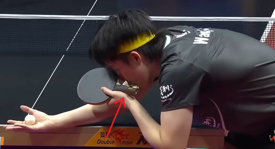 Wang Chuqin using DHS Hurricane King Screenshot