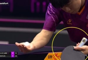 Nicholas Lum using DHS Hurricane Long against An Jaehyun