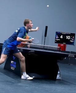 Flavien Coton using DONIC Relevant against Yuta Tanaka