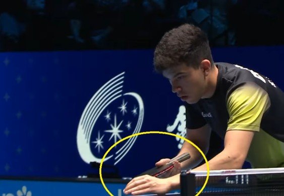 Horacio Cifuentes equipment setup against Kanak Jha