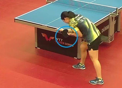 Kim Seongjin using Harimoto Tomokazu Innerforce Super ZLC against Margaryta Pesotska