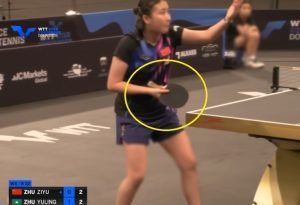 Zhu Ziyu using DHS 08X against Zhu Yuling